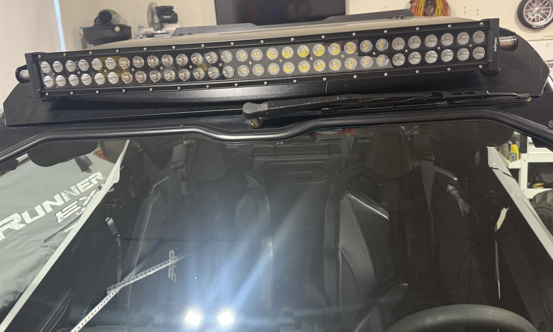 Nilight - ZH410 32Inch 180W Curved LED Light Bar Work Light Spot Flood Combo Offroad Driving Lights with 16AWG Wiring Harness Kit, 2 Year Warranty customer photo 1