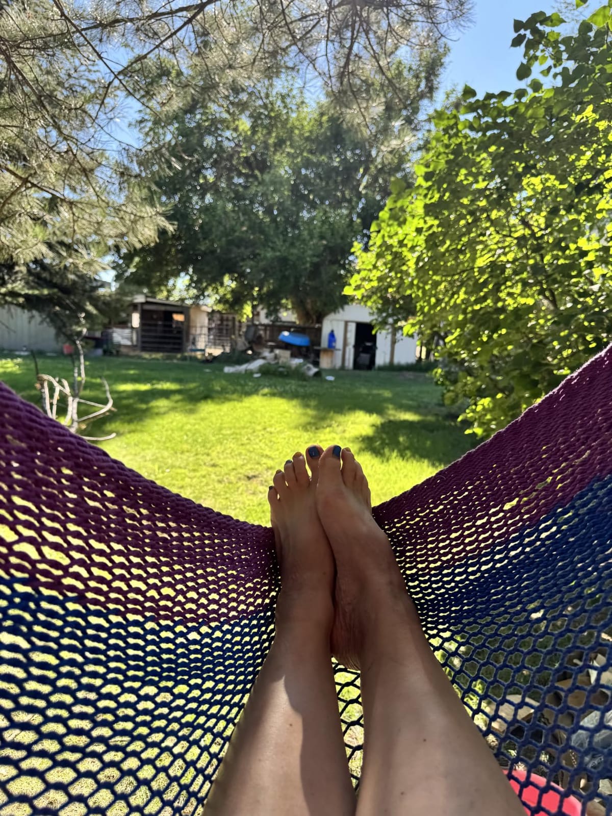 Caribbean Hammock Swing Chair with Spreader Bar, Large Hammock Chair, Hand Craft Rope Hanging Chair Outdoor, Indoor, Bedroom, 330 LBS Weight Capacity, Dark Brown customer photo 2
