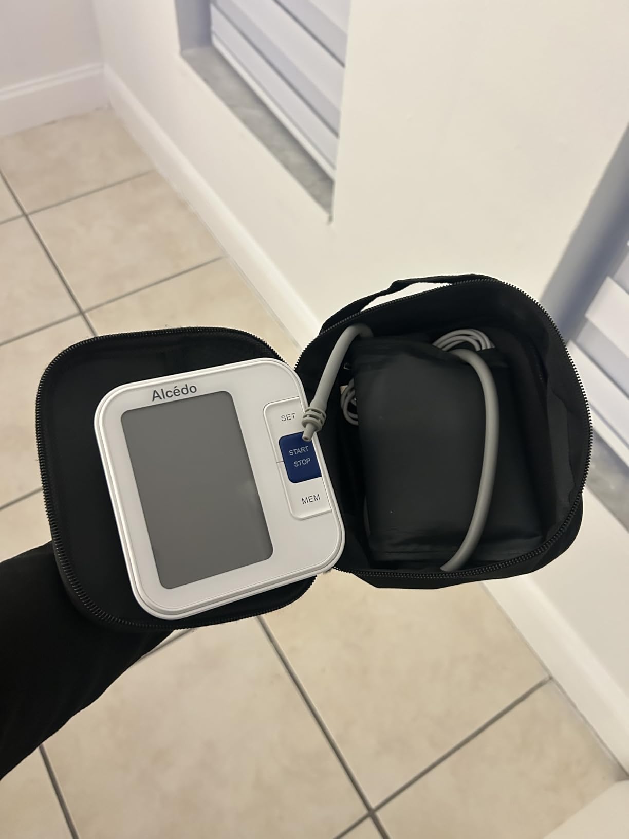 Alcedo Blood Pressure Monitor for Home Use, Automatic Digital BP Machine with Large Cuff for Upper Arm, LCD Screen, 2x120 Memory, Talking Function customer photo 2