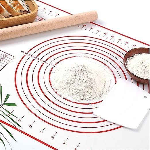 Silicone Baking Pastry Mat Large Dough Kneading Sheet for Rolling, 16×24 in customer photo 1
