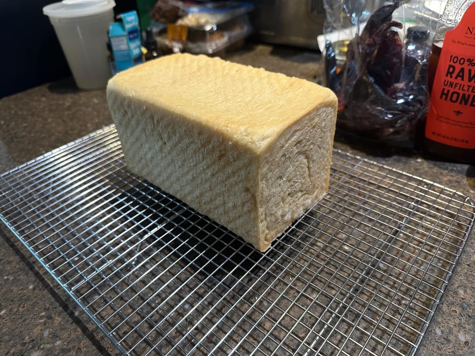 CHEFMADE Pullman Loaf Pan with Lid, 1Lb Dough Capacity Non-Stick Rectangle Corrugated Toast Box for Oven Baking (Champagne Gold) customer photo 2