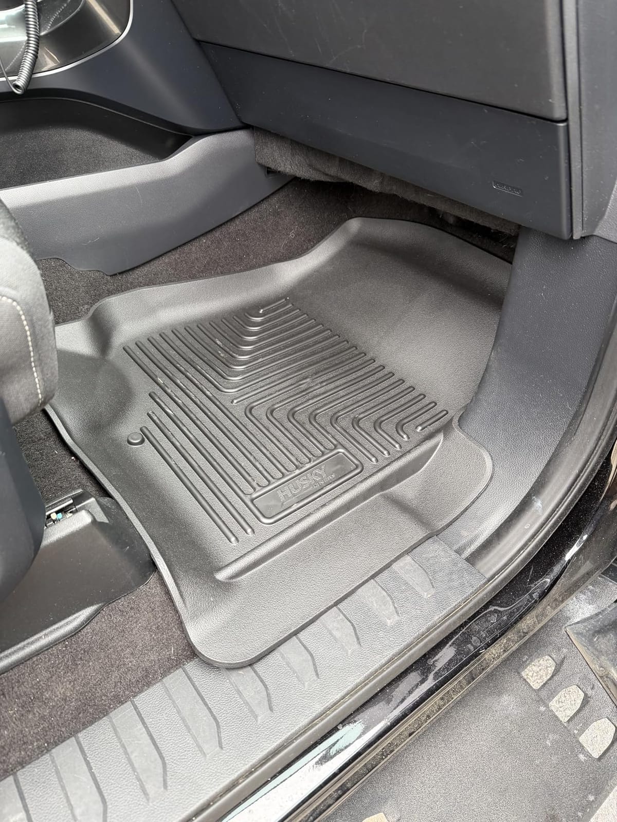 Husky Liners Weatherbeater Floor Mats | Fits 2015-2026 Ford F-150, 2022-2026 Lightning, SuperCrew (Crew Cab) w/Carpet & w/Out Fold Flat Storage | Front & 2nd Row, 3-pc Black - 94041 customer photo 1