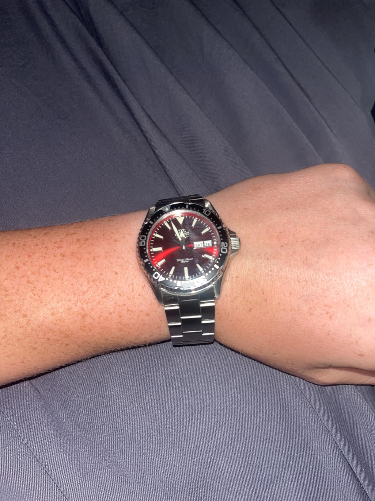 Orient Men's Kamasu Stainless Steel Automatic Diving Watch with Sapphire Crystal customer photo 1