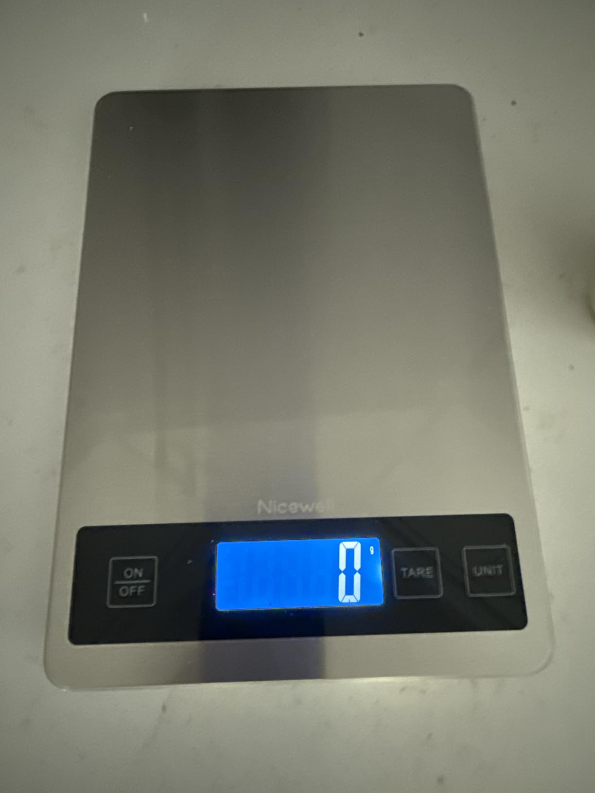 Nicewell Food Scale 22lb Digital Kitchen Scale for Cooking Baking, 1g/0.1oz Precise Graduation, Backlit LCD, Tare Function, Weight Grams and oz, Easy Clean Stainless Steel and Tempered Glass customer photo 1