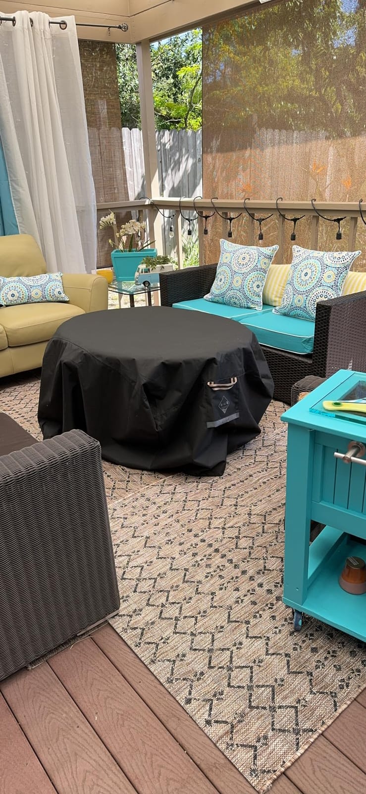 JONATHAN Y Moroccan Geometric Indoor Outdoor Area Rug 8X10 Natural/Black, Ourika Textured Weave for Backyard, Patio, Porch, Easy-Cleaning, High Traffic, Pet-Friendly, Non-Shedding (SMB108D-8) customer photo 1