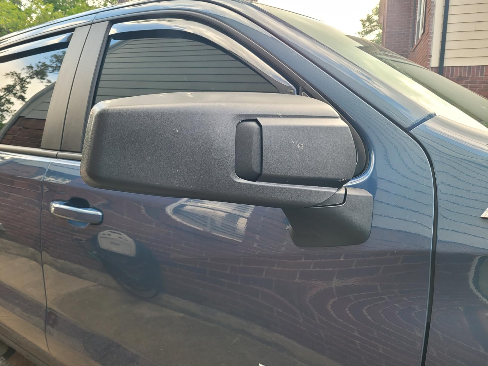K SOURCE Snap & Zap 80930 Custom Fit Towing Mirror for 2019-2024 Silverado 1500, Sierra 1500, Patented customer photo 2