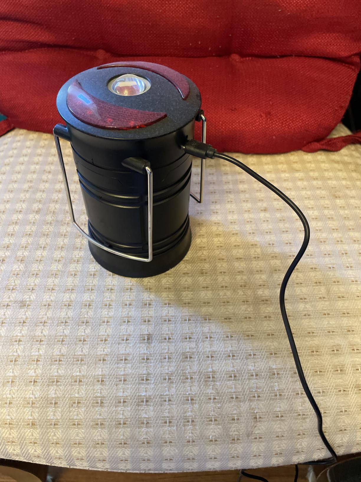 2 Pack Camping Lanterns Camping Essentials Tent Lights Camping Accessories | 2-in-1 Rechargeable Lantern, Hurricane Lights LED Lantern with Flashlight & Magnet Base for Camping, Hiking,Emergency, Outage customer photo 2