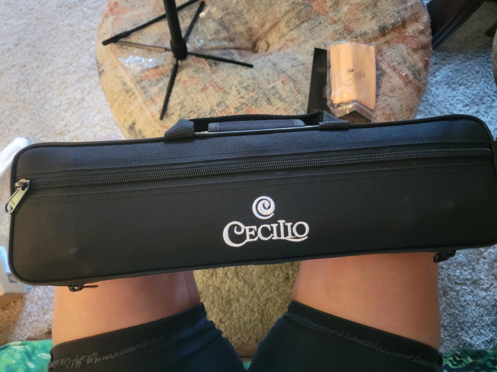 Cecilio Closed Hole C Flute - Musical Instrument, Beginner/Intermediate Flute in Band & Orchestra, Nickel customer photo 1
