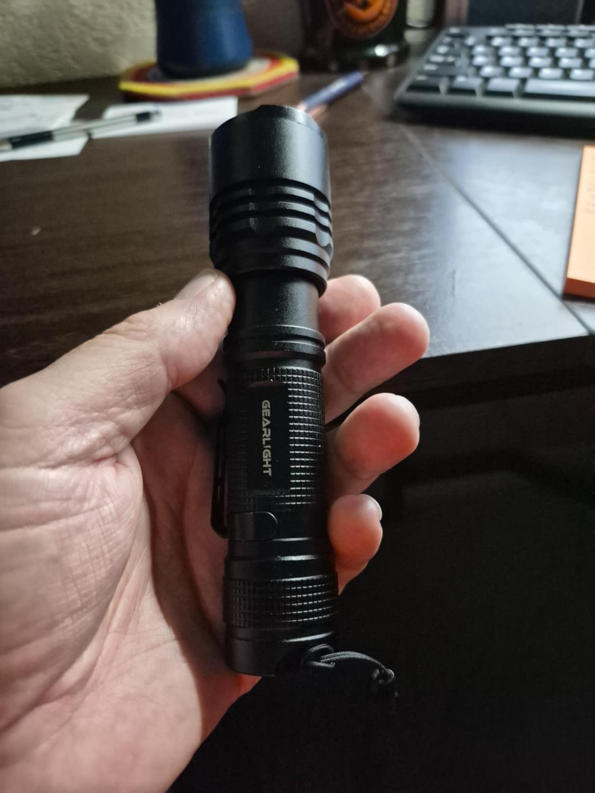 GearLight LED Tactical Flashlights High Lumens - Mini Flashlights for EDC Carry - Compact Powerful Emergency Flashlight Made from Military-Grade Aluminum - Drop Resistant and Water Resistant customer photo 1