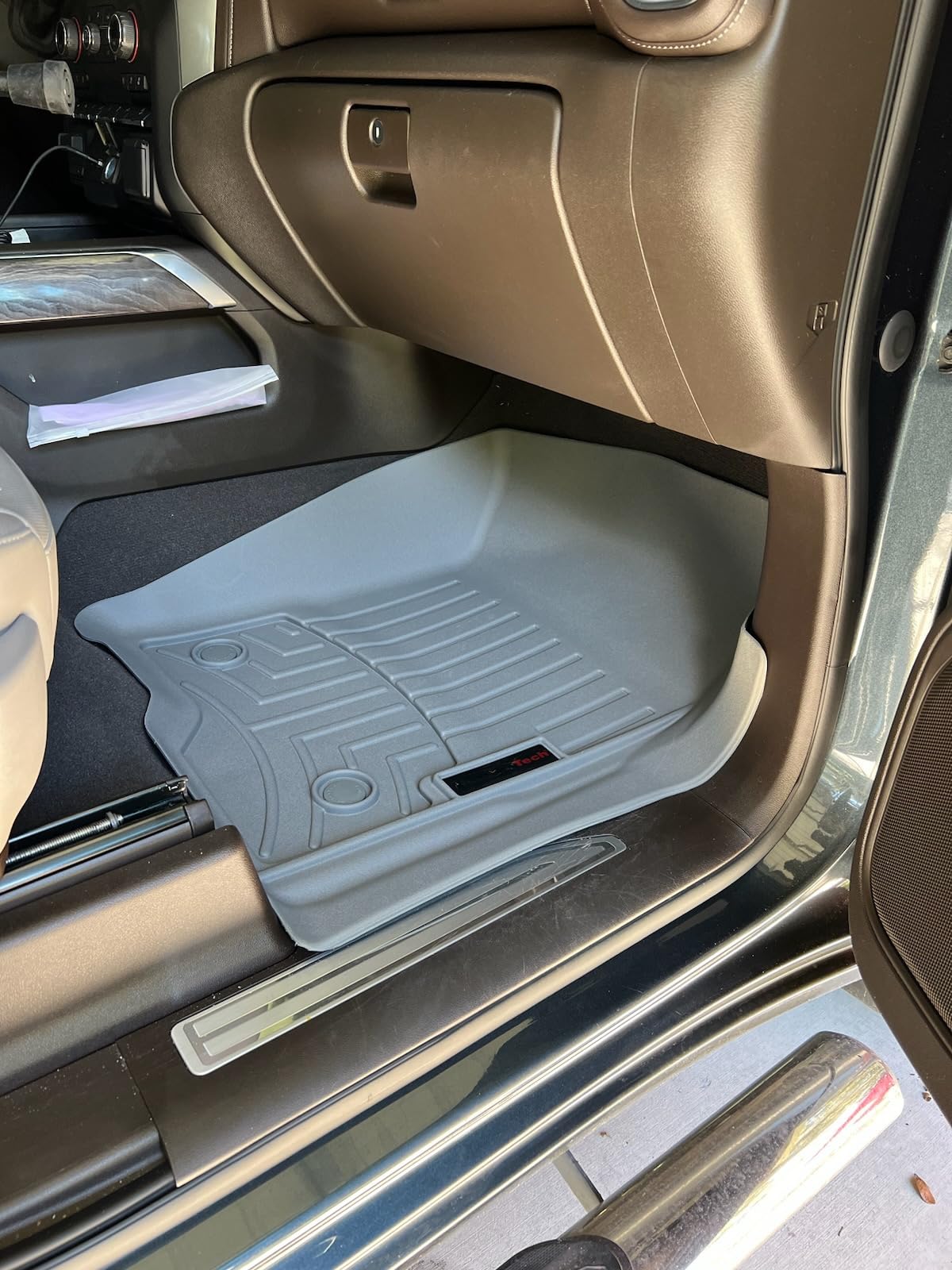 WeatherTech Custom Fit FloorLiners for Chevrolet Silverado 1500, Silverado 2500HD/3500HD, Silverado 1500 LTD - 1st & 2nd Row (441436-1-2), Black customer photo 1