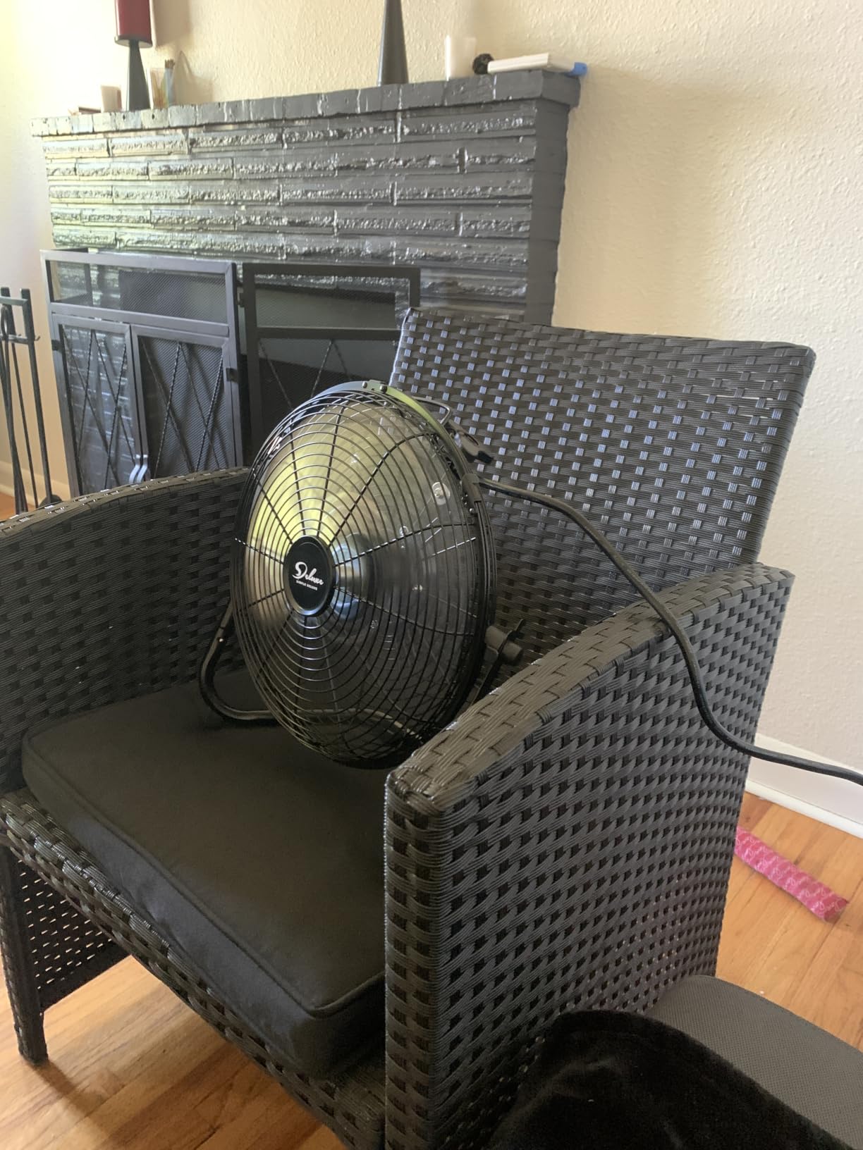 Simple Deluxe 20 Inch 3-Speed High Velocity Heavy Duty Metal Industrial Floor Fan for Warehouse, Workshop, Factory and Basement, Black, 1 Pack customer photo 2