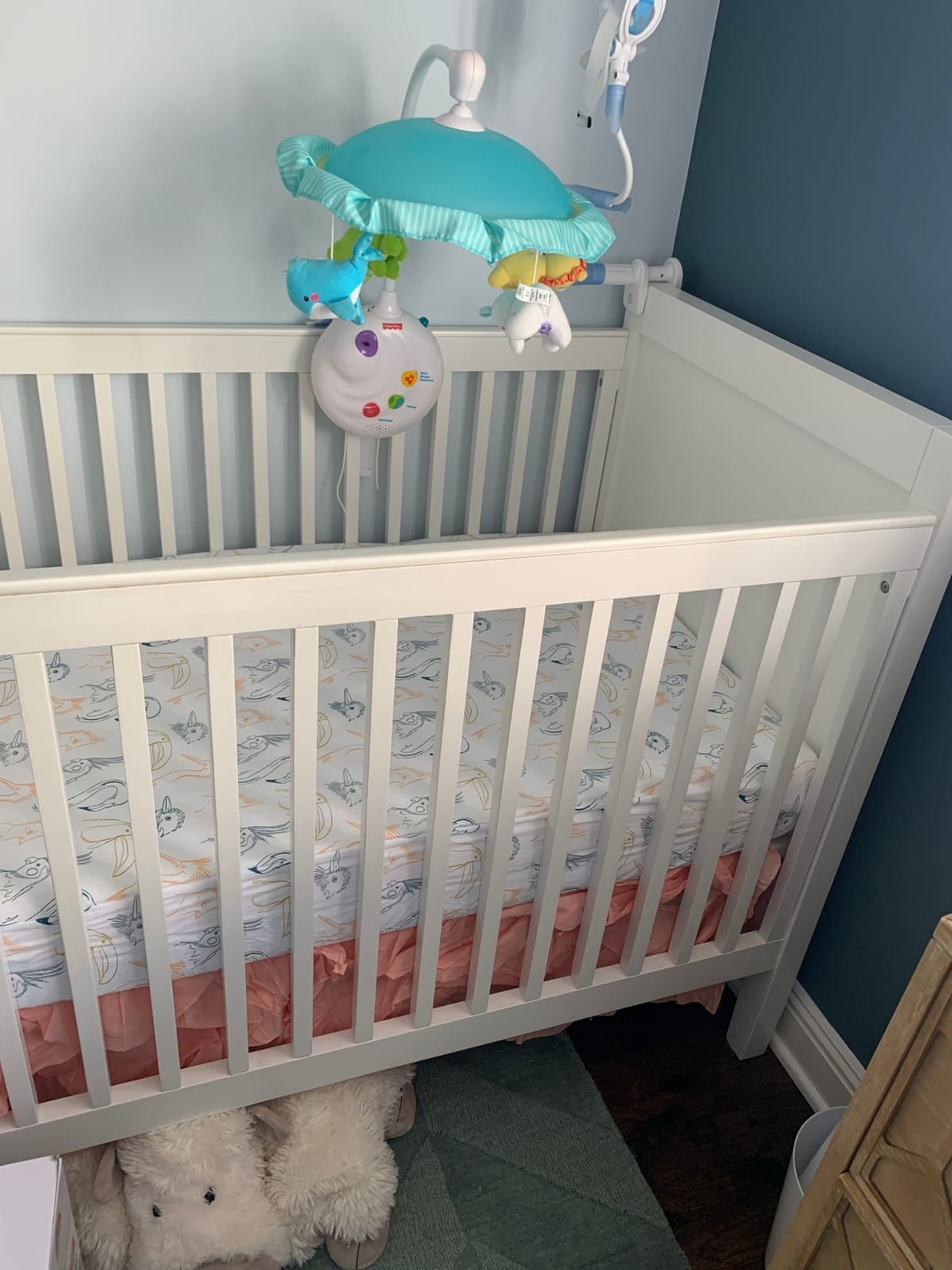 Newton Baby Waterproof Crib Mattress, Breathable & Washable - Grey customer photo 2