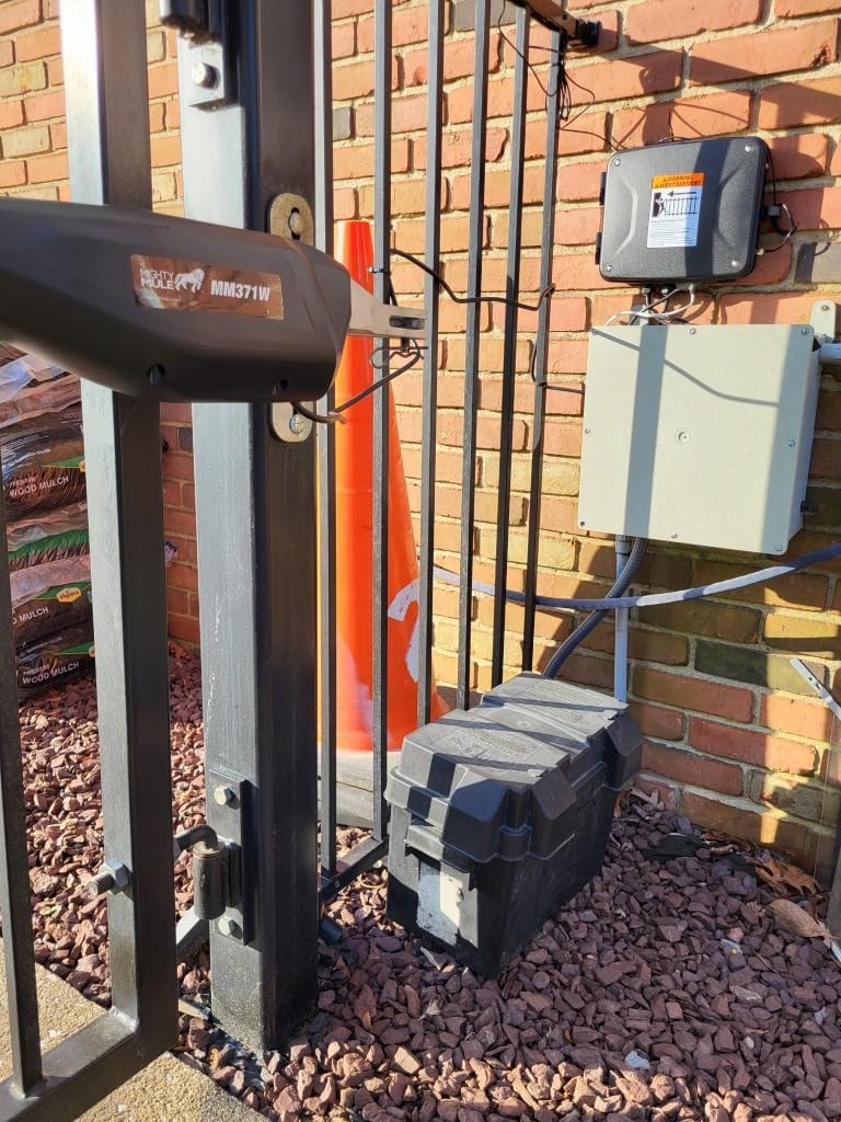 Mighty Mule MM371W Automatic Gate Opener, Smart and Solar Ready, Includes Gate Opener Remote and More-Up to 16ft Long or 550lb customer photo 2
