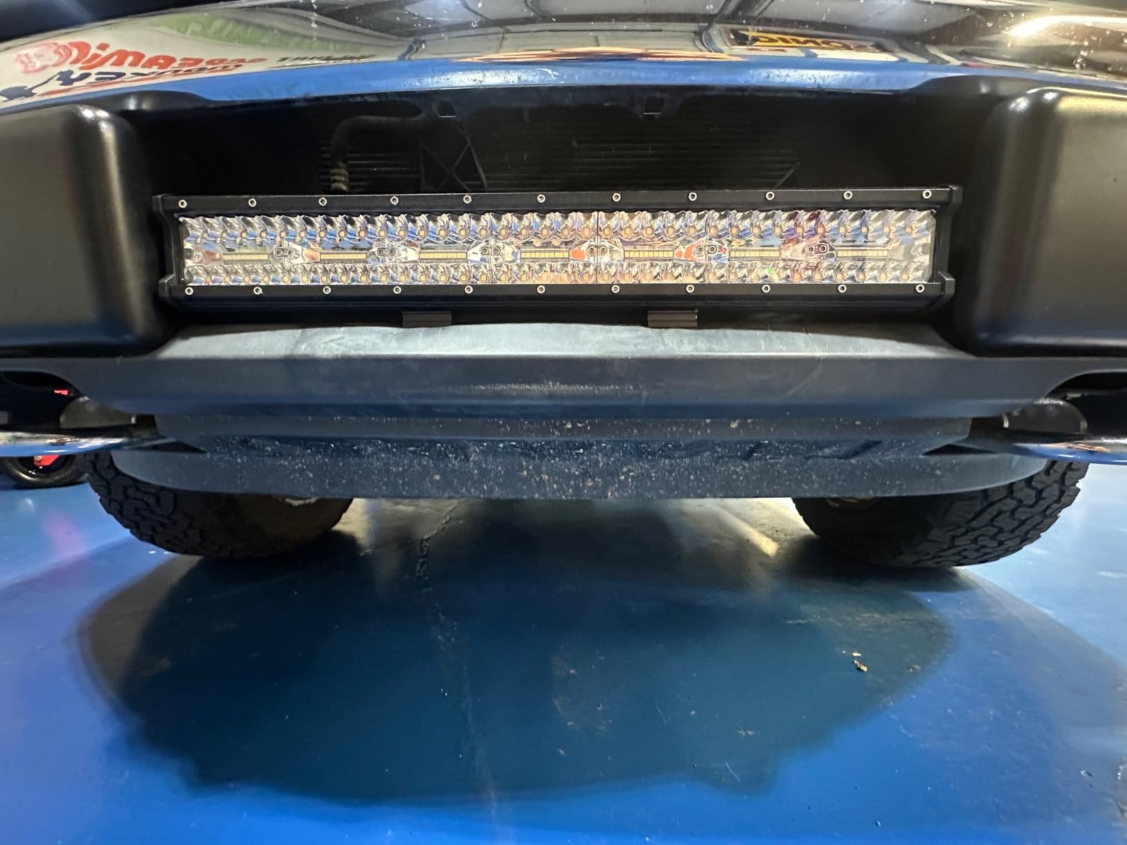 Nilight 20Inch 420W Triple Row Spot Flood Combo Led Light Bar Work Driving Lamp 2Pcs 4Inch 60W Cube LED Pods Lights for Trucks with Off-Road Wiring Harness Kit customer photo 1