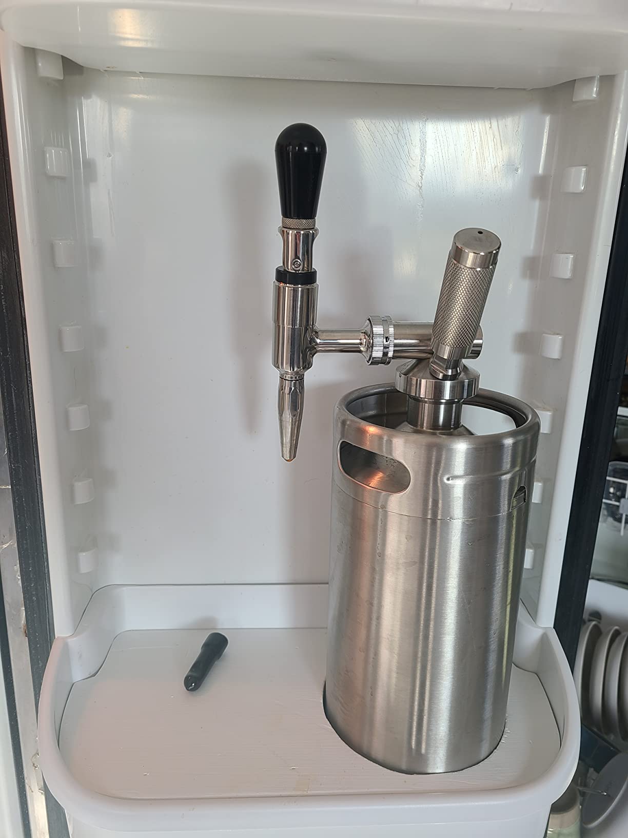 The Original Royal Brew Nitro Cold Brew Coffee Maker - Gift for Coffee Lovers - 128 oz Extra Large Home Keg, Nitrogen Gas System Coffee Dispenser Kit | Stainless Steel Coffee Dispenser Kit with Stout Faucet, Nitrogen Gas Home Nitro Coffee System, Gift for Coffee Lovers customer photo 2