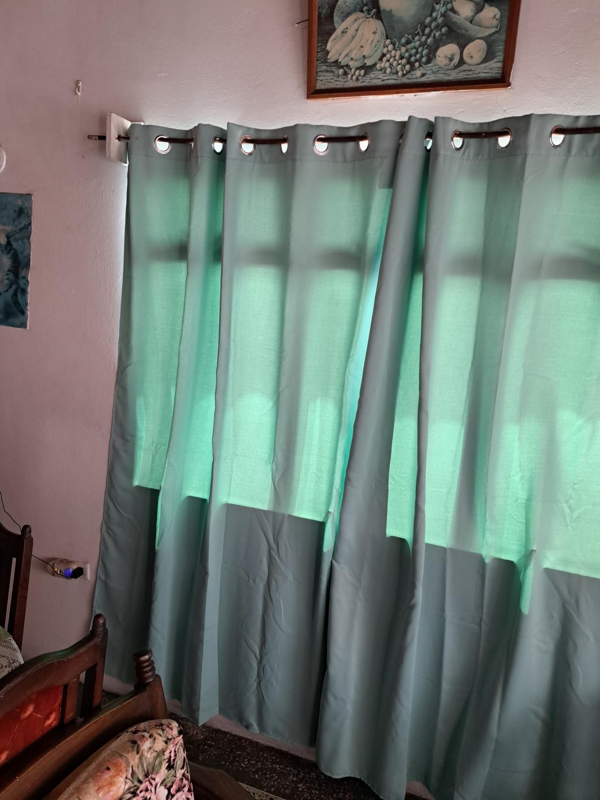 NICETOWN Window Draperies Blackout Curtain Panels, Window Treatment Thermal Insulated Solid Grommet Blackout Drapes for Bedroom (1 Pair, 70 by 84 inches, Cappuccino) customer photo 1