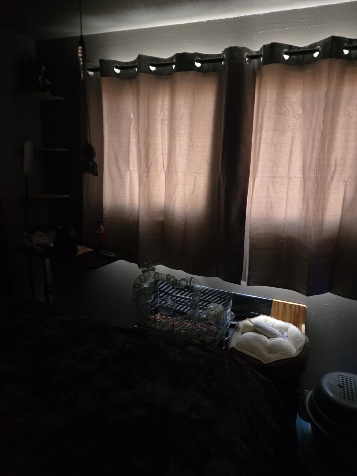 NICETOWN Window Draperies Blackout Curtain Panels, Window Treatment Thermal Insulated Solid Grommet Blackout Drapes for Bedroom (1 Pair, 70 by 84 inches, Cappuccino) customer photo 2