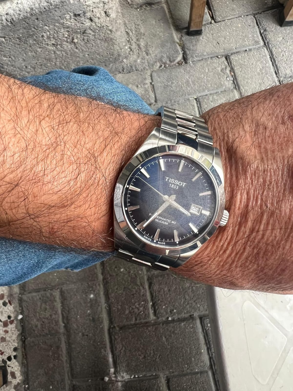 Tissot Mens Gentleman Stainless Steel Dress Watch customer photo 2