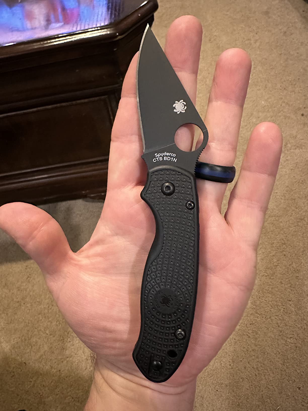 Spyderco Para 3 Lightweight Folding Pocket Knife, PlainEdge | 7.2