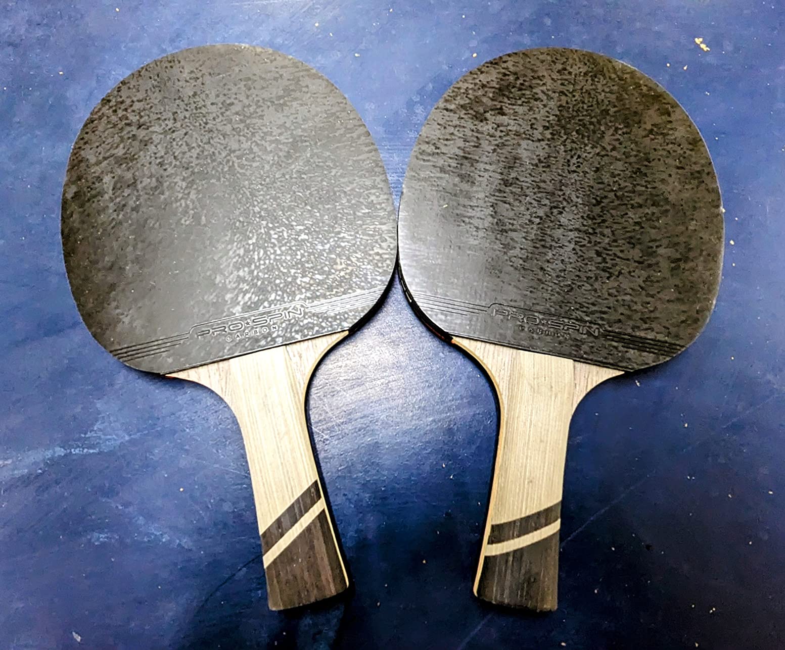 PRO-SPIN Ping Pong Paddles - ITTF Approved Professional Table Tennis Rackets with Carbon Fiber for Superior Control | 7-Ply Blade, Premium Rubber, 2.0mm Sponge customer photo 2