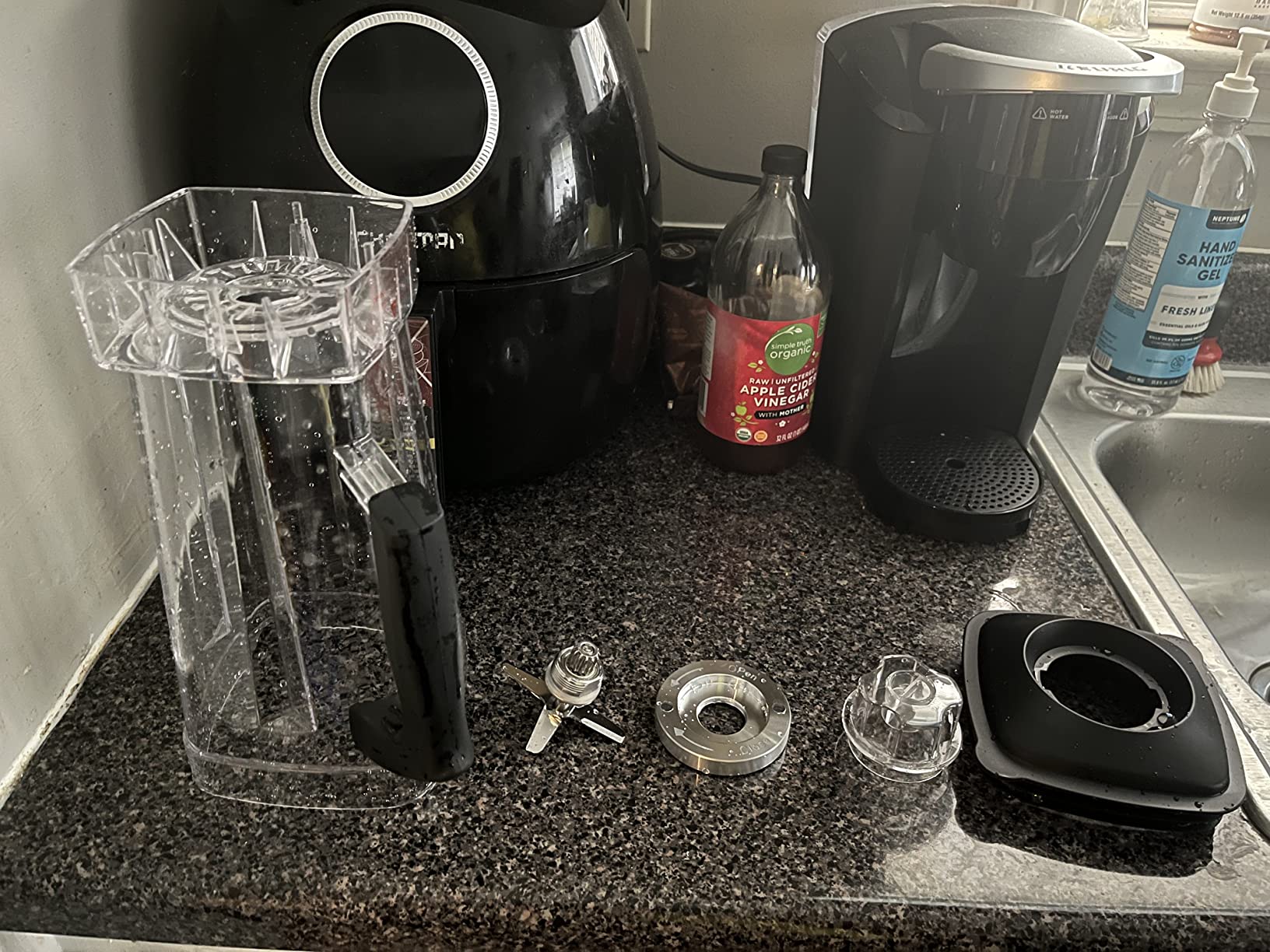 WantJoin Professional Blender, ETL Listed 70oz Commercial Blender, Max 1800W High Power with Timer customer photo 1