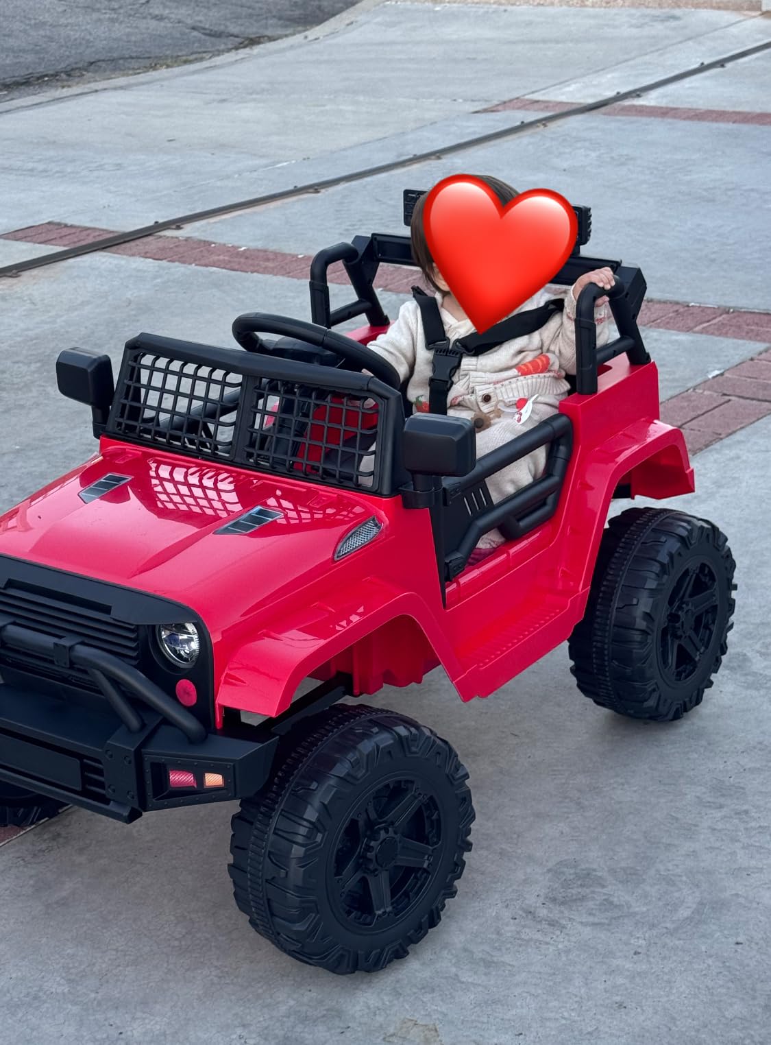 Best Choice Products 12V Kids Electric Vehicle Toy Ride On Car with Parent Remote Control for Toddlers, Seat Harness, 61 lbs Weight Capacity, Locking Doors, Spring Suspension, Bluetooth - Black customer photo 1
