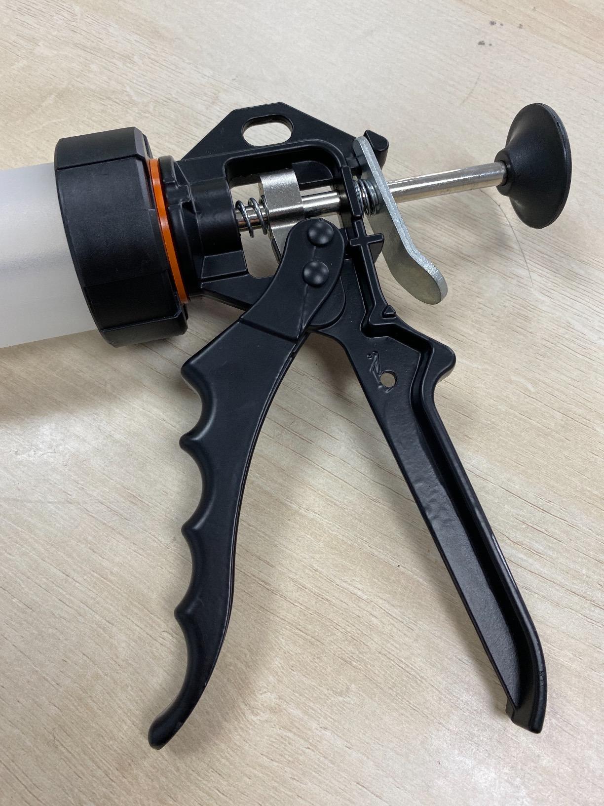 XINQIAO Beef Jerky Gun for Ground Meat, Plastic Jerky Cannon Comes with 4 Nozzles, 2 Brushes customer photo 2