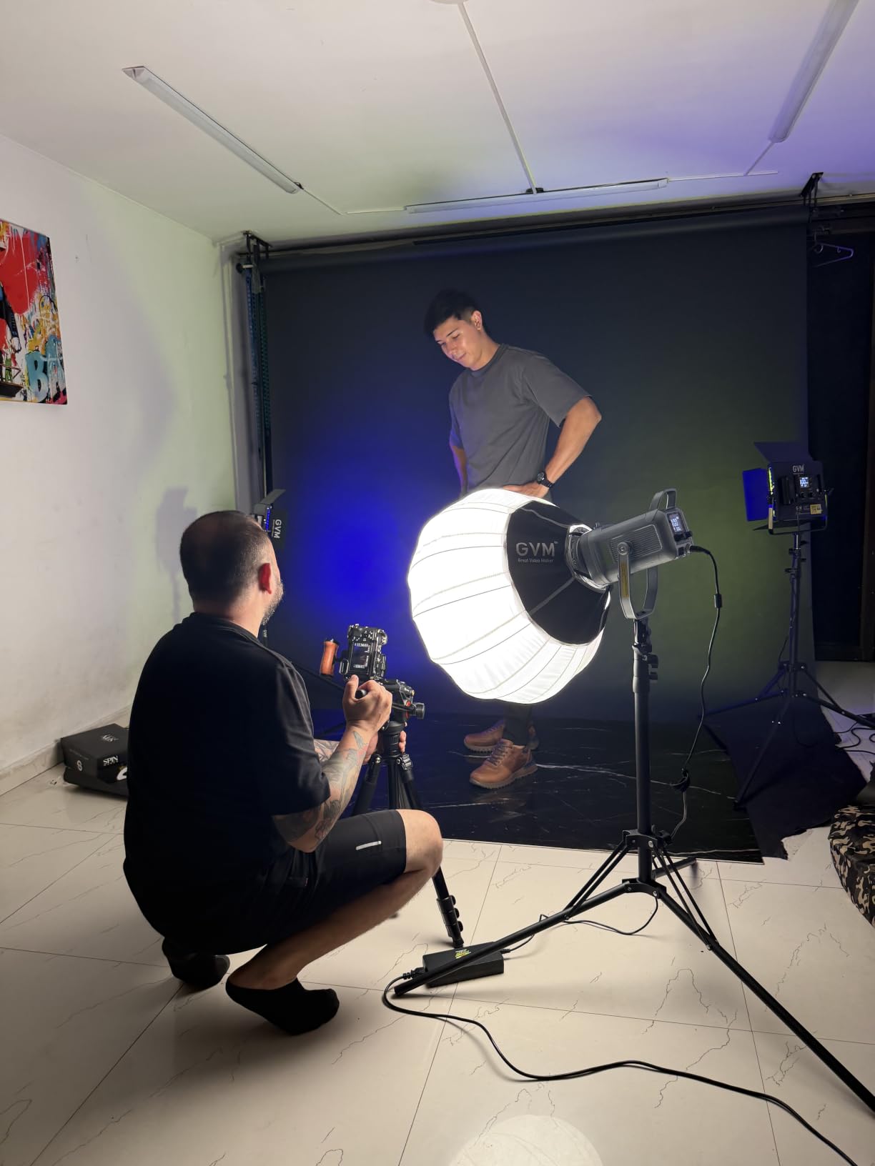GVM RGB LED Video Light with Lighting Kits, 680RS 50W Led Panel Light with Bluetooth Control, 2 Packs Photography Lighting for YouTube Studio, Video Shooting, Gaming, Streaming, Conference customer photo 2