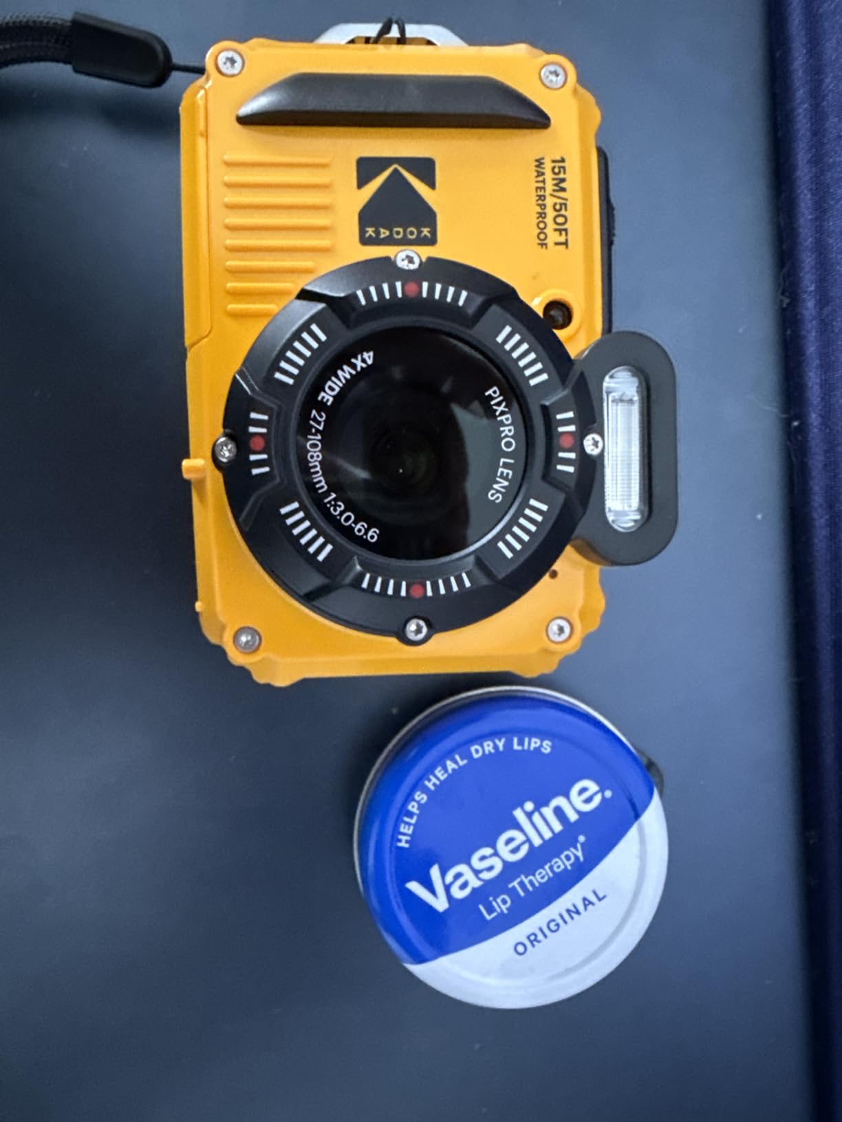 KODAK PIXPRO WPZ2 16MP Waterproof Digital Camera, 15m, 4X Zoom, Yellow | 1080p Full HD video, Wi-Fi sharing, 27mm wide angle lens, 2.7 inch LCD, shockproof to 2m customer photo 2