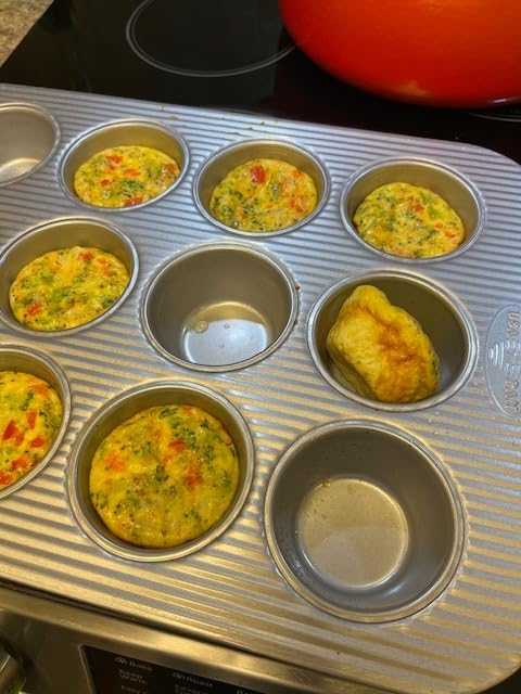 USA Pan Bakeware Muffin Pan, 12-Well, Set of 2, Aluminized Steel customer photo 1
