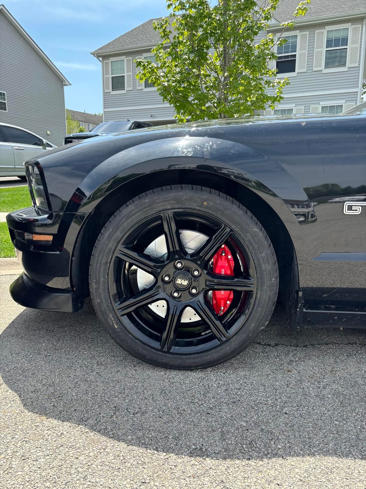Power Stop BBK-MUST-001R Front and Rear Big Brake Conversion Kit for 2005-2014 Ford Mustang customer photo 2