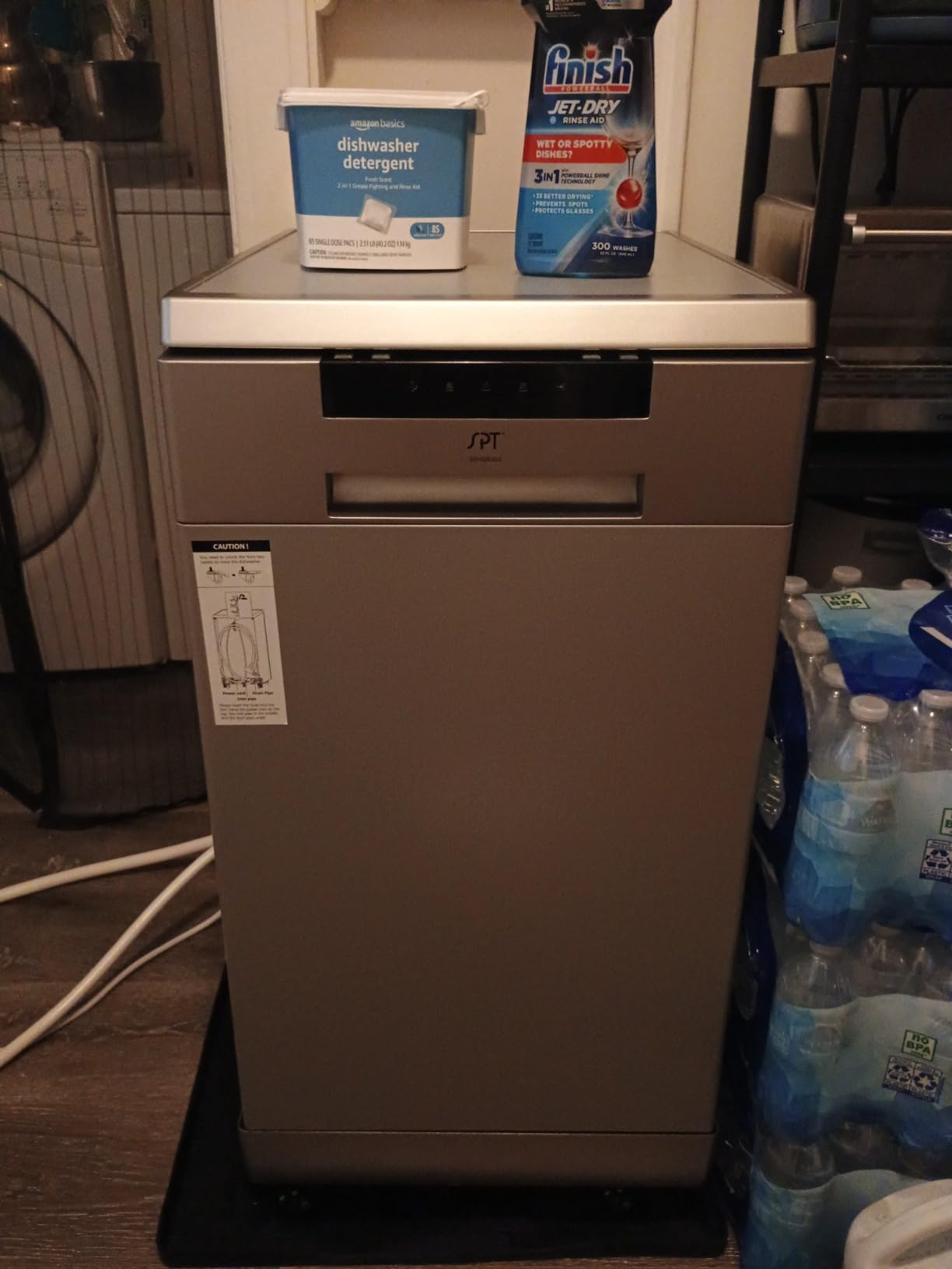 SPT SD-9263SS 18-Inch Wide Portable Stainless Steel Dishwasher with ENERGY STAR, 6 Wash Programs, 8 Place Settings and Stainless Steel Tub customer photo 1