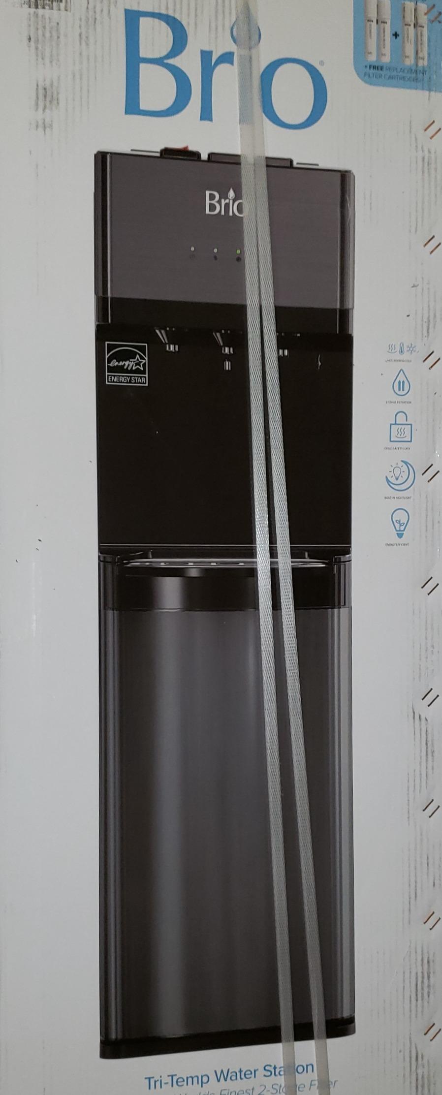 Brio 520 UV Self-Cleaning Bottleless Water Cooler Dispenser, UL Certified | Built-in 2 Stage Filtration (2 Free Replacement Filters Included) Reduces PFAS & Microplastics | 3 Temp (Hot Cold, Room) customer photo 2