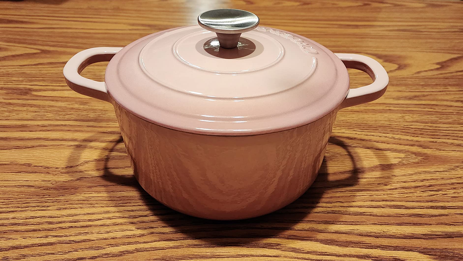 Crock-Pot Artisan 3-Quart Round Enameled Cast Iron Dutch Oven - Gradient Teal, Durable Heavy-Duty Cookware for Slow Cooking, Roasting, Baking with Lid customer photo 2