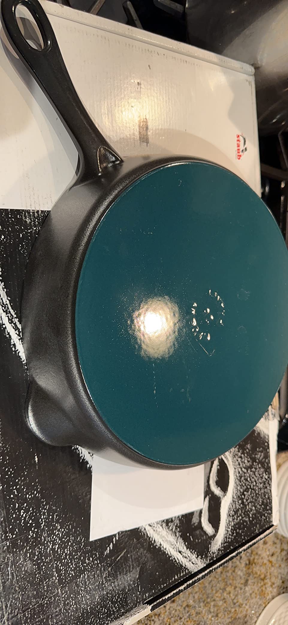 Staub Cast Iron 11-inch Traditional Skillet - Cherry customer photo 2