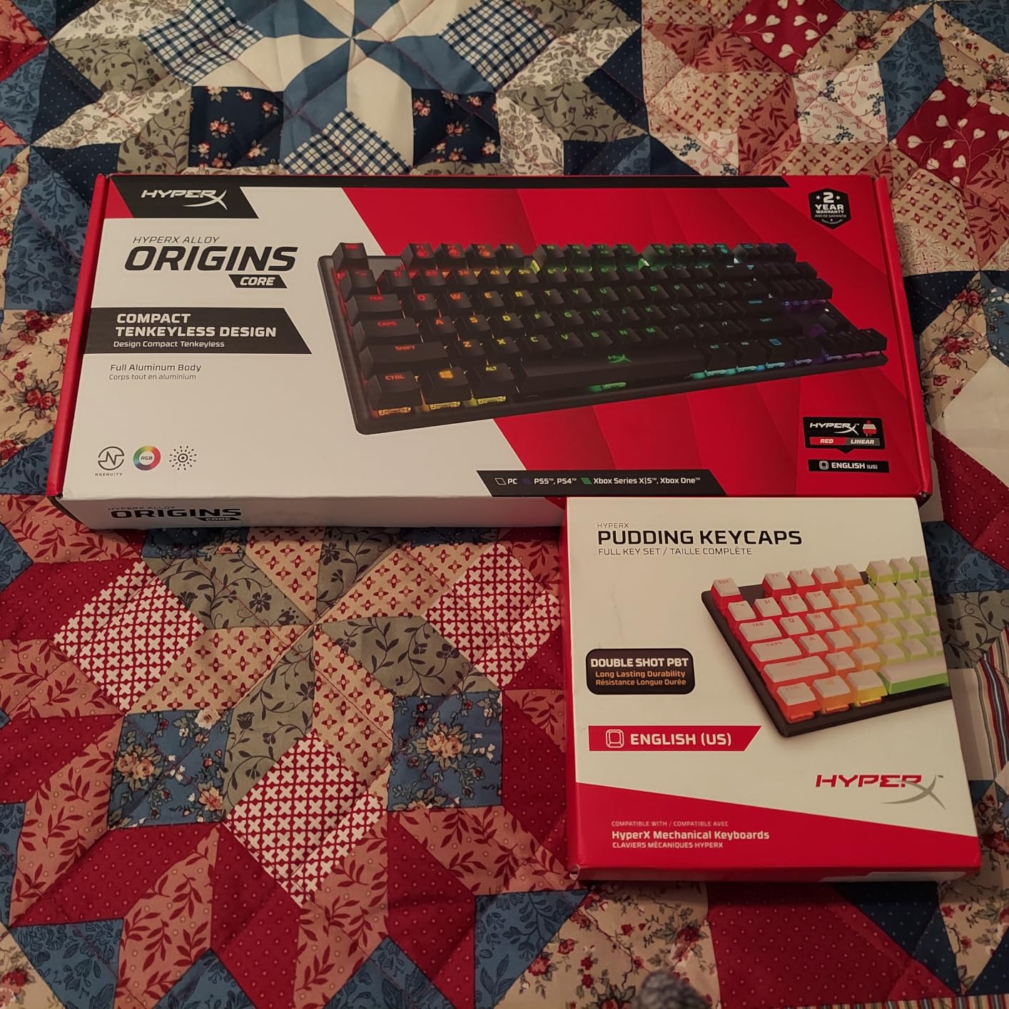 HyperX Alloy Origins Core - Tenkeyless Mechanical Gaming Keyboard, Software Controlled Light & Macro Customization, Compact Form Factor, RGB LED Backlit, Tactile HyperX Aqua Switch, Black customer photo 2