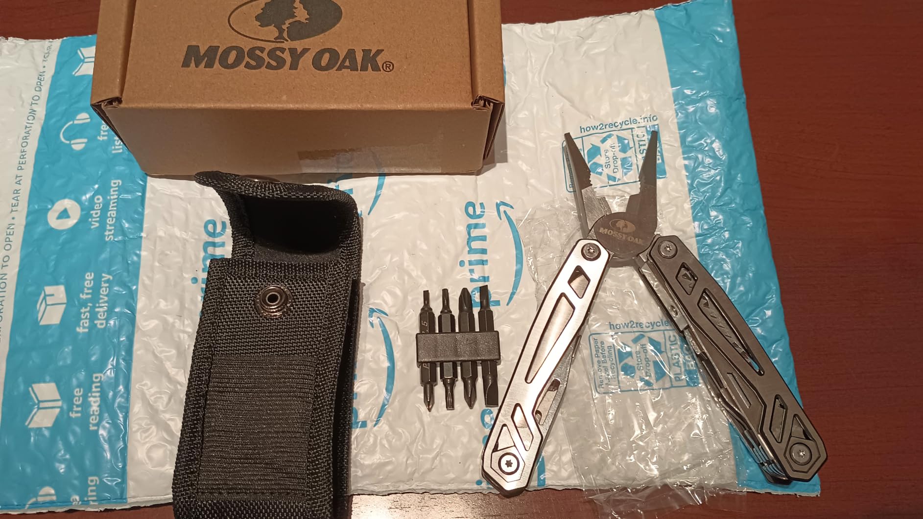 MOSSY OAK 21-in-1 Multitool, Stainless Steel Pliers with Pocket Knife | Self-Locking Multi tool, Screwdriver Sleeve & Sheath for Camping, Survival, Hiking, EDC & Simple Repair, Gifts for Men customer photo 1