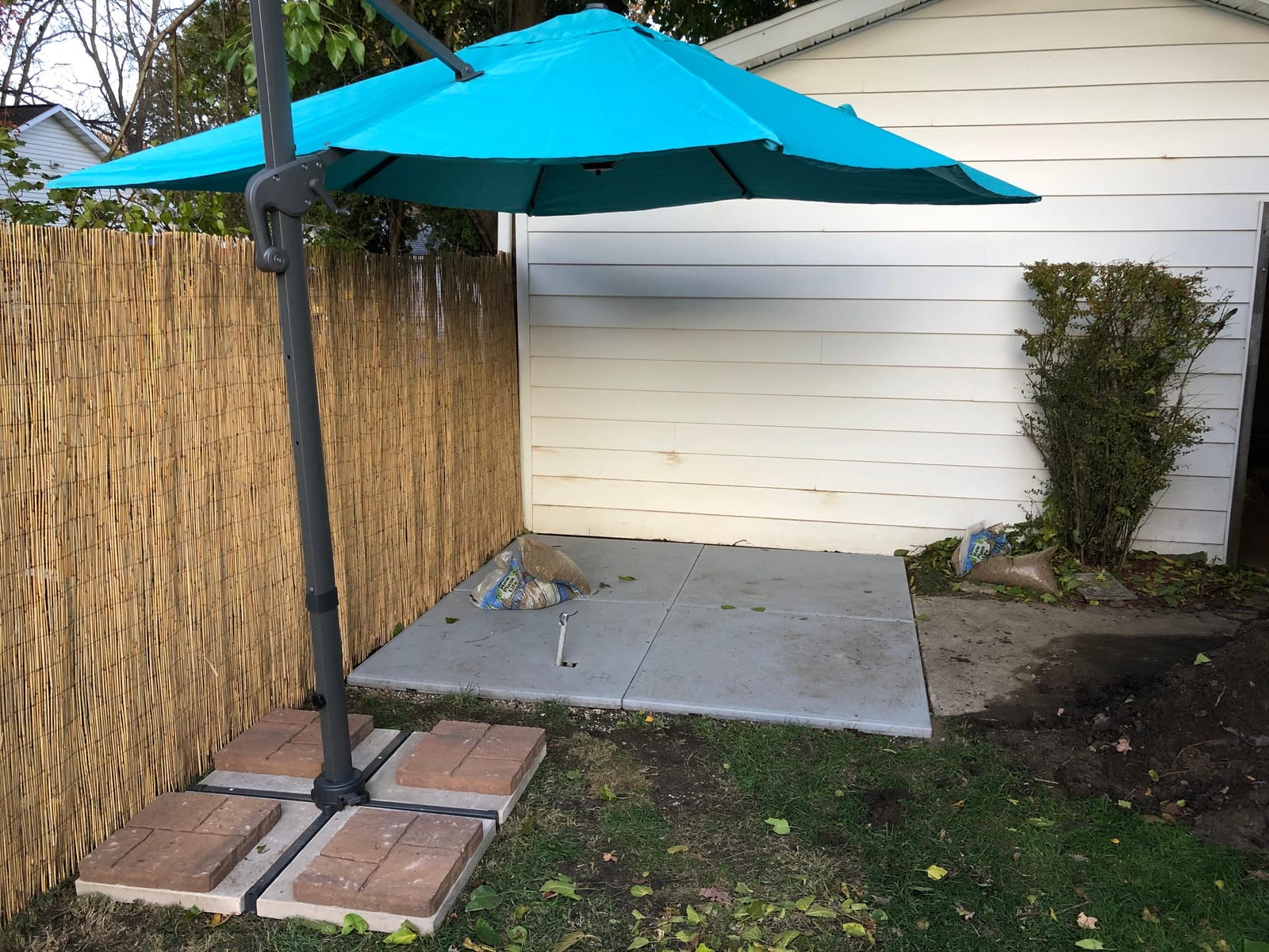 Sunnyglade 10x13Ft Cantilever Patio Umbrella Rectangular Deluxe Offset Tan - 360 Rotation Offset Patio Umbrella UV-Resistant Waterproof 4-Level Tilt & Sturdy Aluminum Frame for Garden Deck Pool Yard customer photo 1