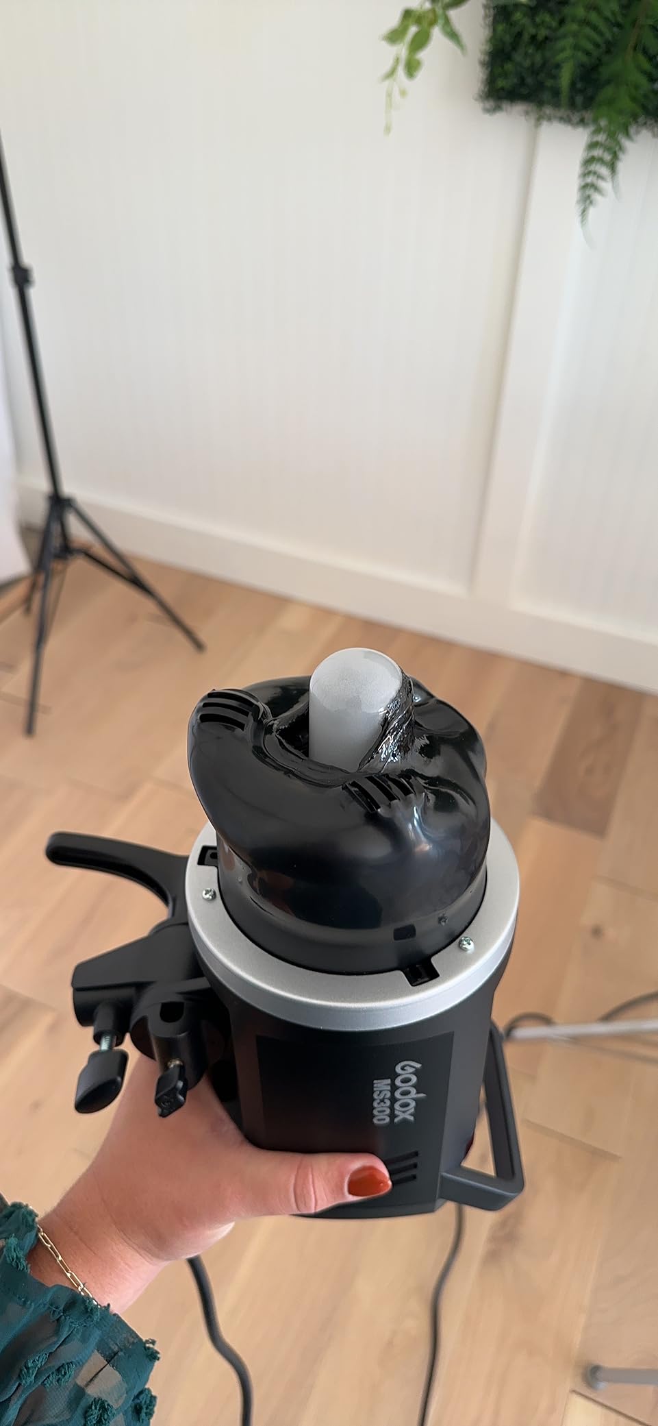 Godox MS300 Compact Studio Flash 300W 2.4G Wireless Monolight with 150W Modeling Lamp, Outstanding Power Output Stability, Anti-Preflash, Bowens Mount, 5600±200K CCT, 0.1～1.8S Recycle Time customer photo 2