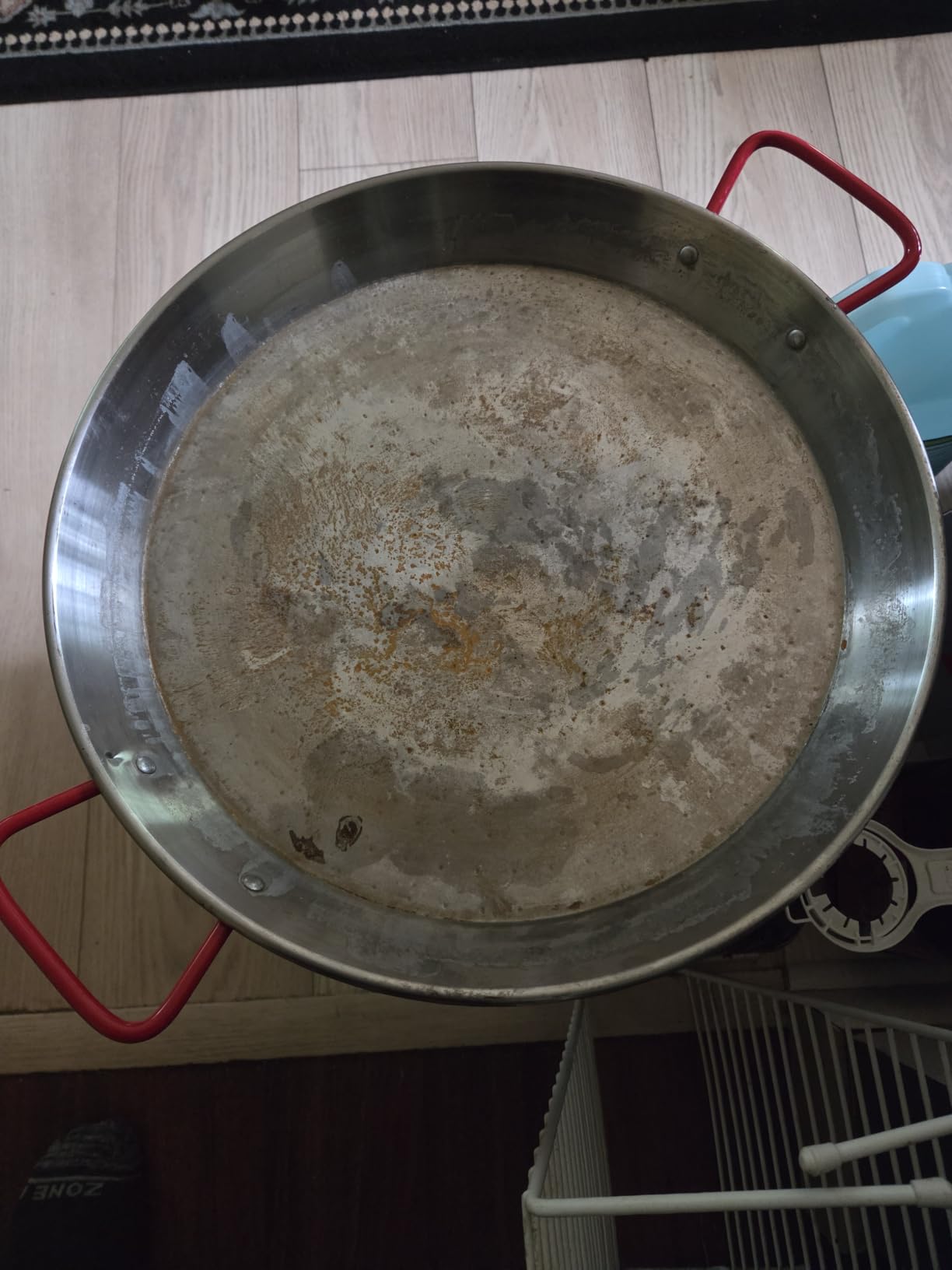 Machika 13 inch Carbon Steel Paella Pan, 34cm Polished Steel Large Skillet From Spain customer photo 1