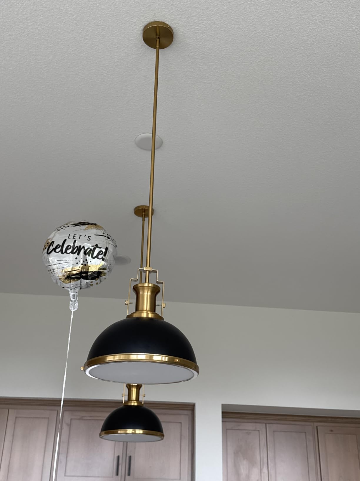 JONATHAN Y Homer Industrial Dome Pendant 13
