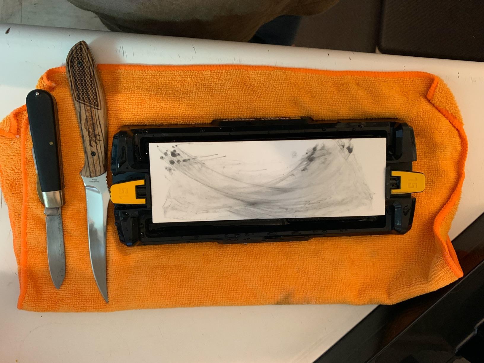 Work Sharp Benchtop Whetstone Knife Sharpener - For Knives & Edged Tools - Kitchen, Pocket, & Fillet Knives customer photo 1