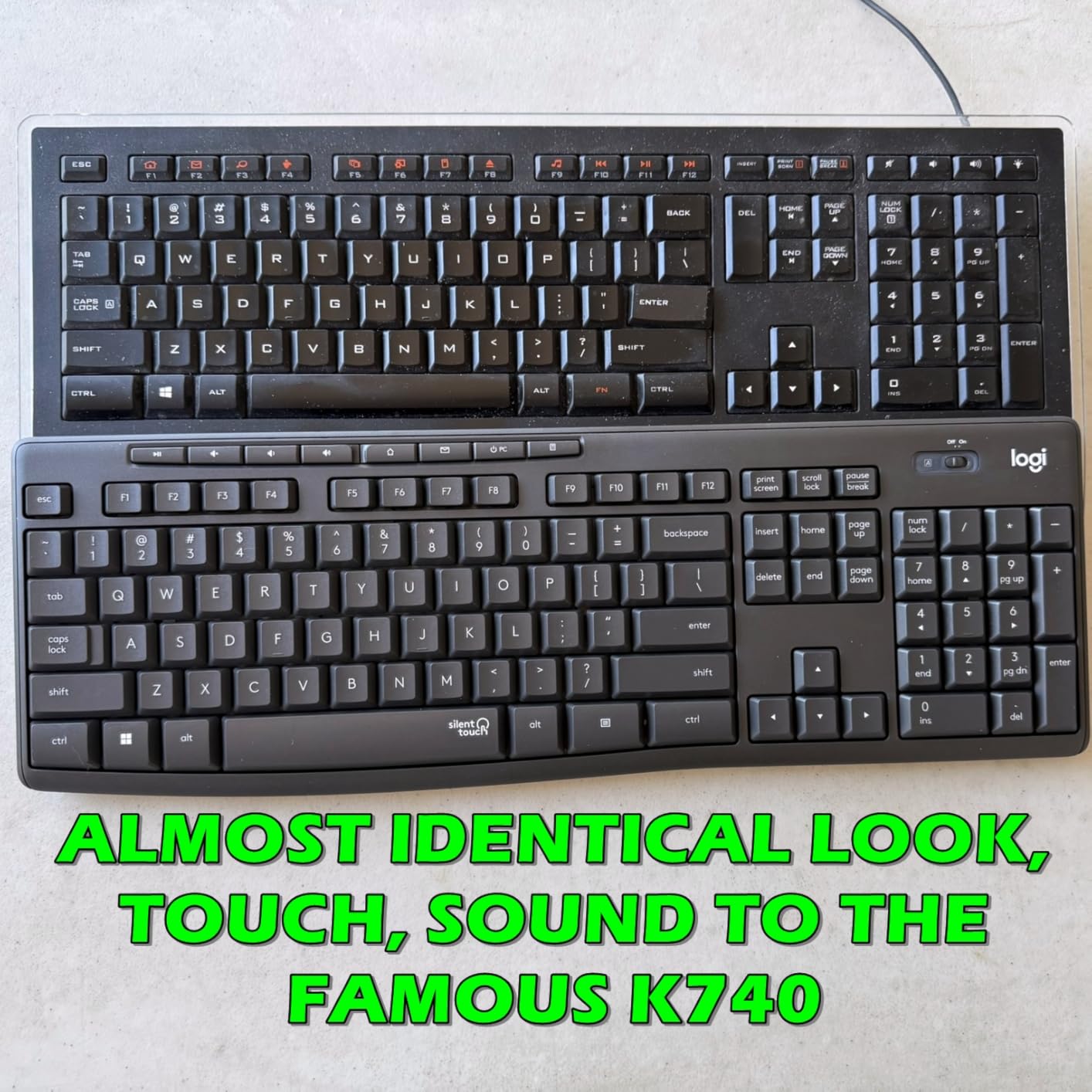 Logitech MK295 Full Size Silent Wireless Keyboard Mouse Combo - Graphite customer photo 2