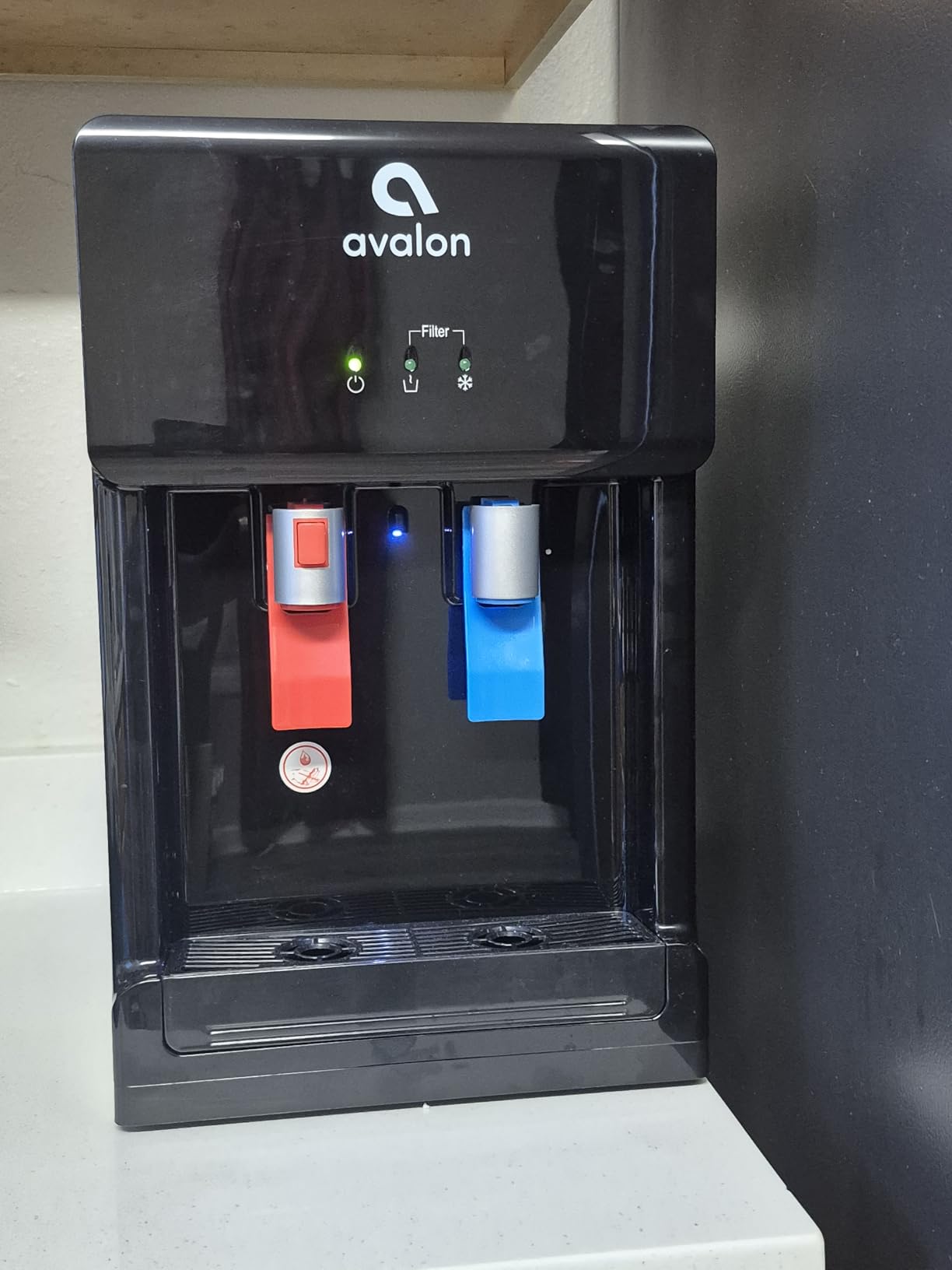 Avalon B8BLK Countertop Touchless Bottleless Water Cooler-2 Stage Water Filters and Installation Kit Included, NSF Certified, UL Approved, Black customer photo 1
