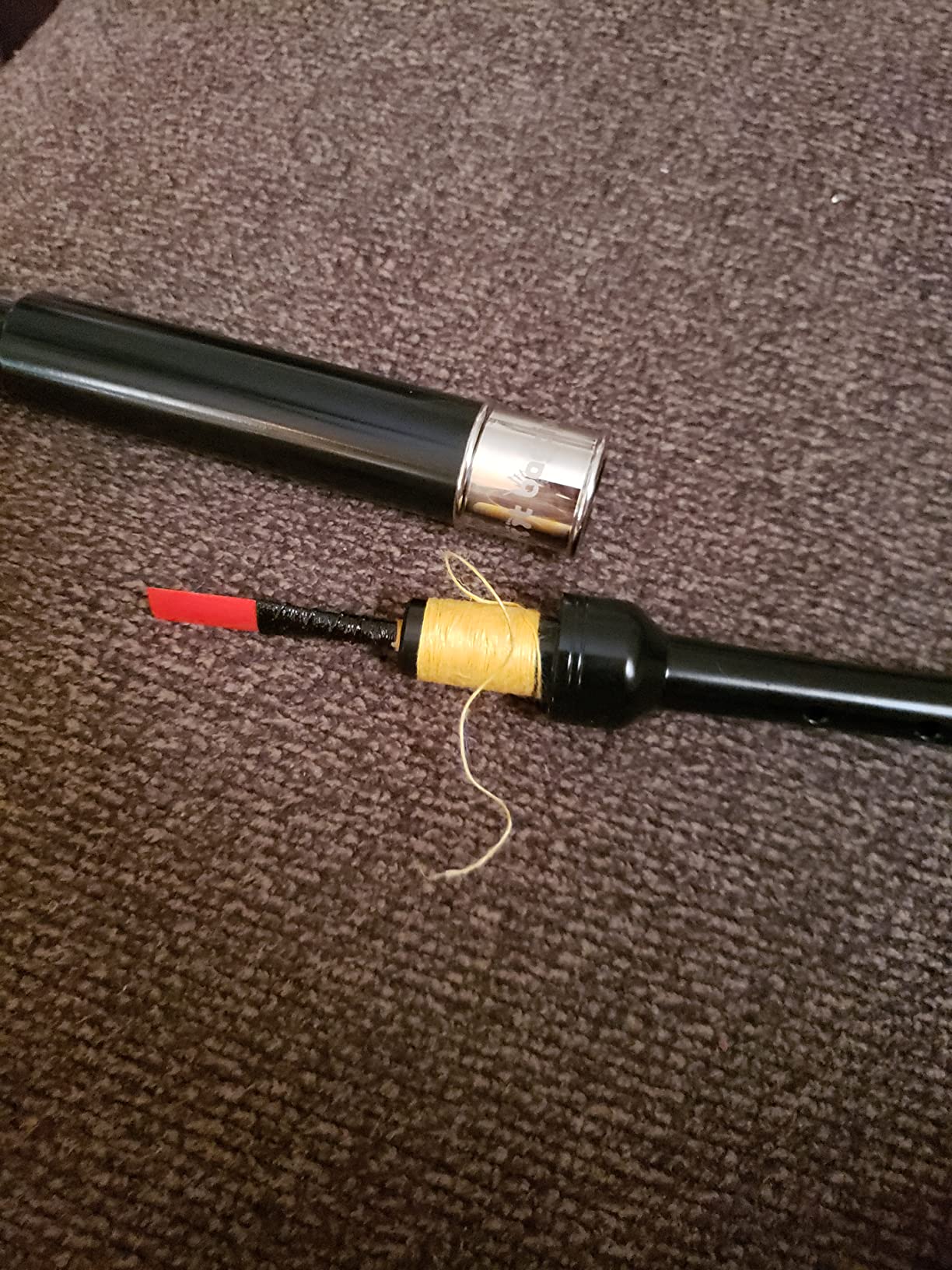 Bagpipe Practice Chanter Bagpipes Tutor Book 2 Reeds | 18in Nickel Plated Ferrule Bagpipes for Beginners Adult Piping Institute RG Hardie Barefoot bagpiper bagpipe lessons McCallum customer photo 1