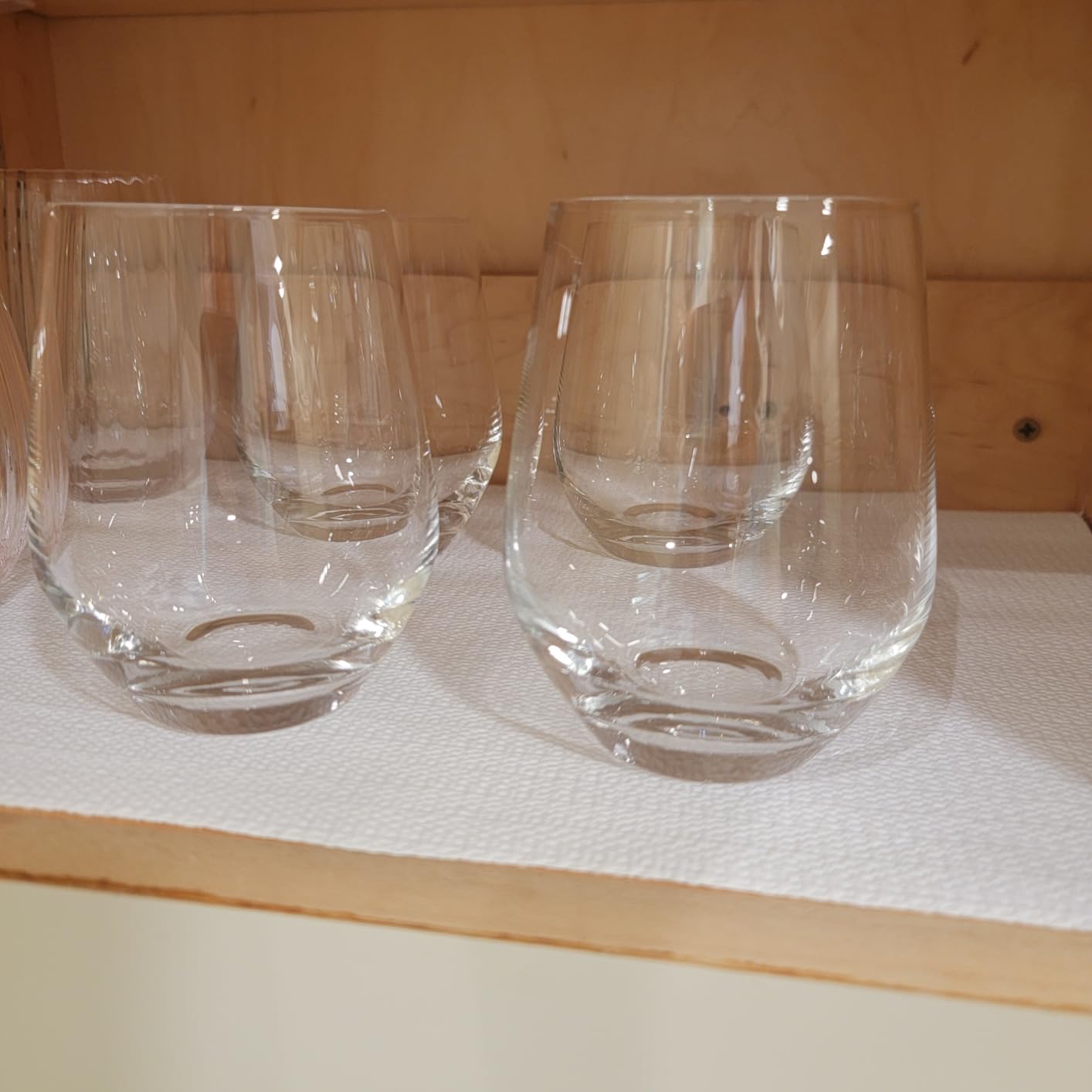 OJA Wine Glasses Set, Crystal Red Hand Blown Wine Glass, Set of 4, 15 oz | Long Stem, Thin Rim, Premium customer photo 2