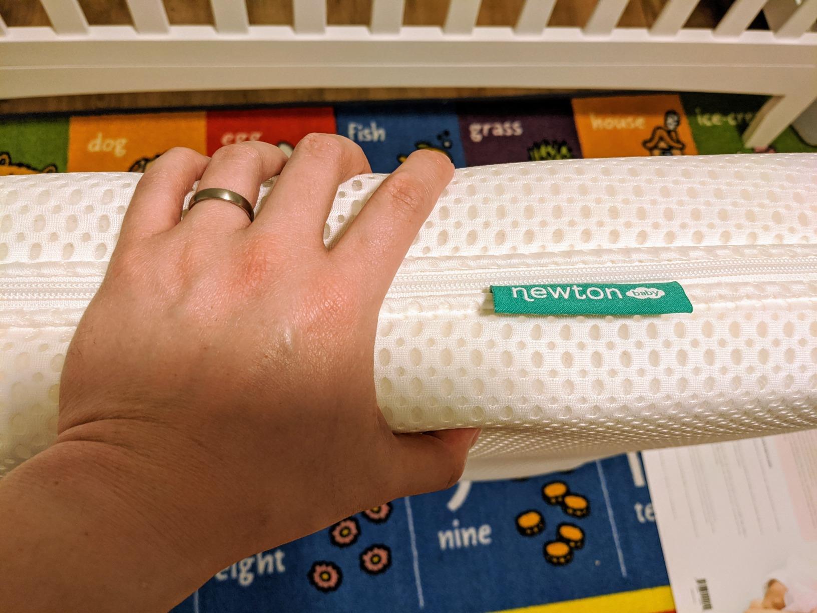 Newton Baby Essential Crib Mattress, Breathable & Washable - White customer photo 1