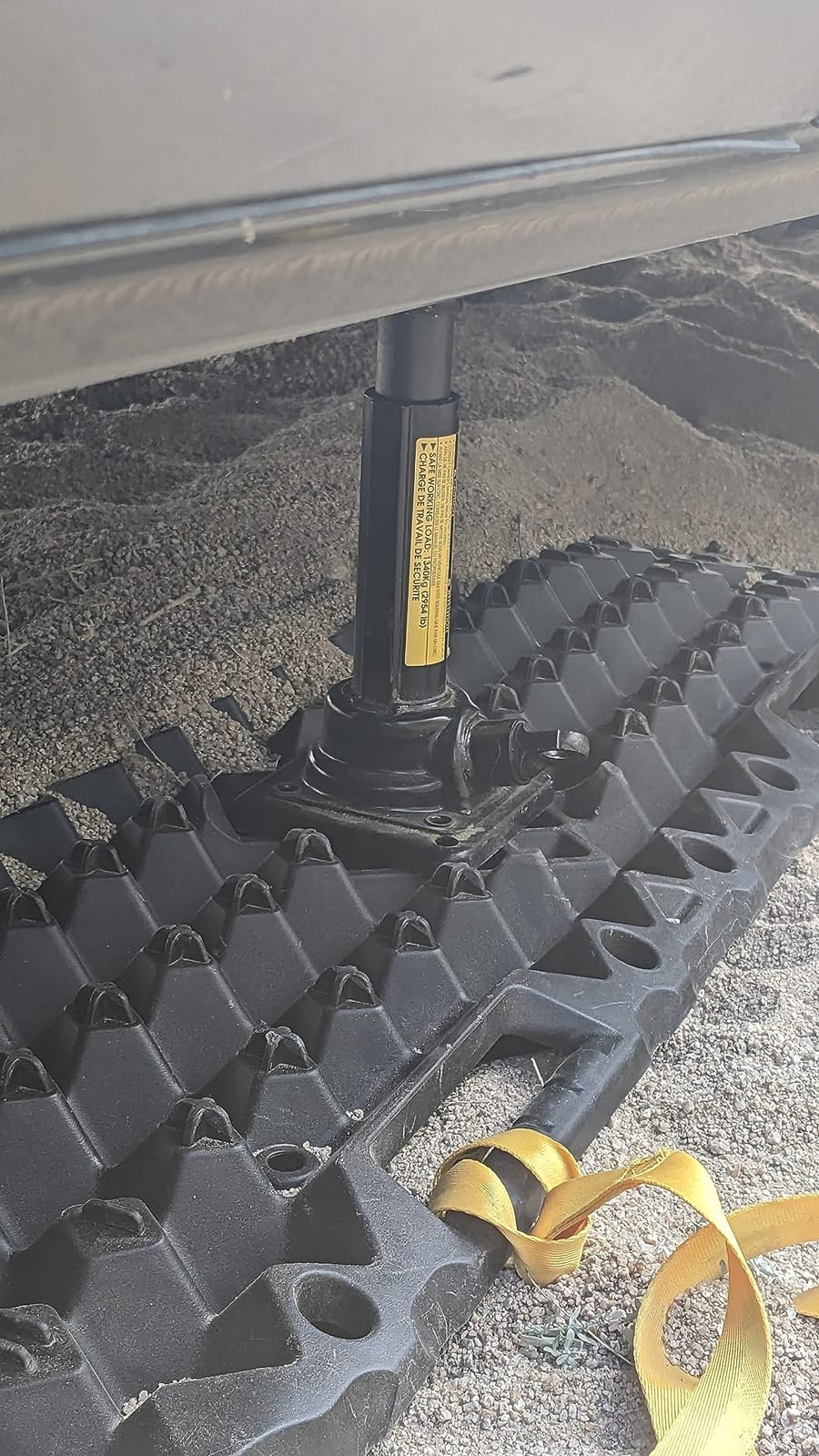 BUNKER INDUST Off-road Traction Boards with Jack Base, Pair Recovery Track 4X4 Jeep Truck Emergency Tire Traction Mat with Bag - Sand, Mud, Snow Tracks Black Traction Pad (Gen 7th) customer photo 1