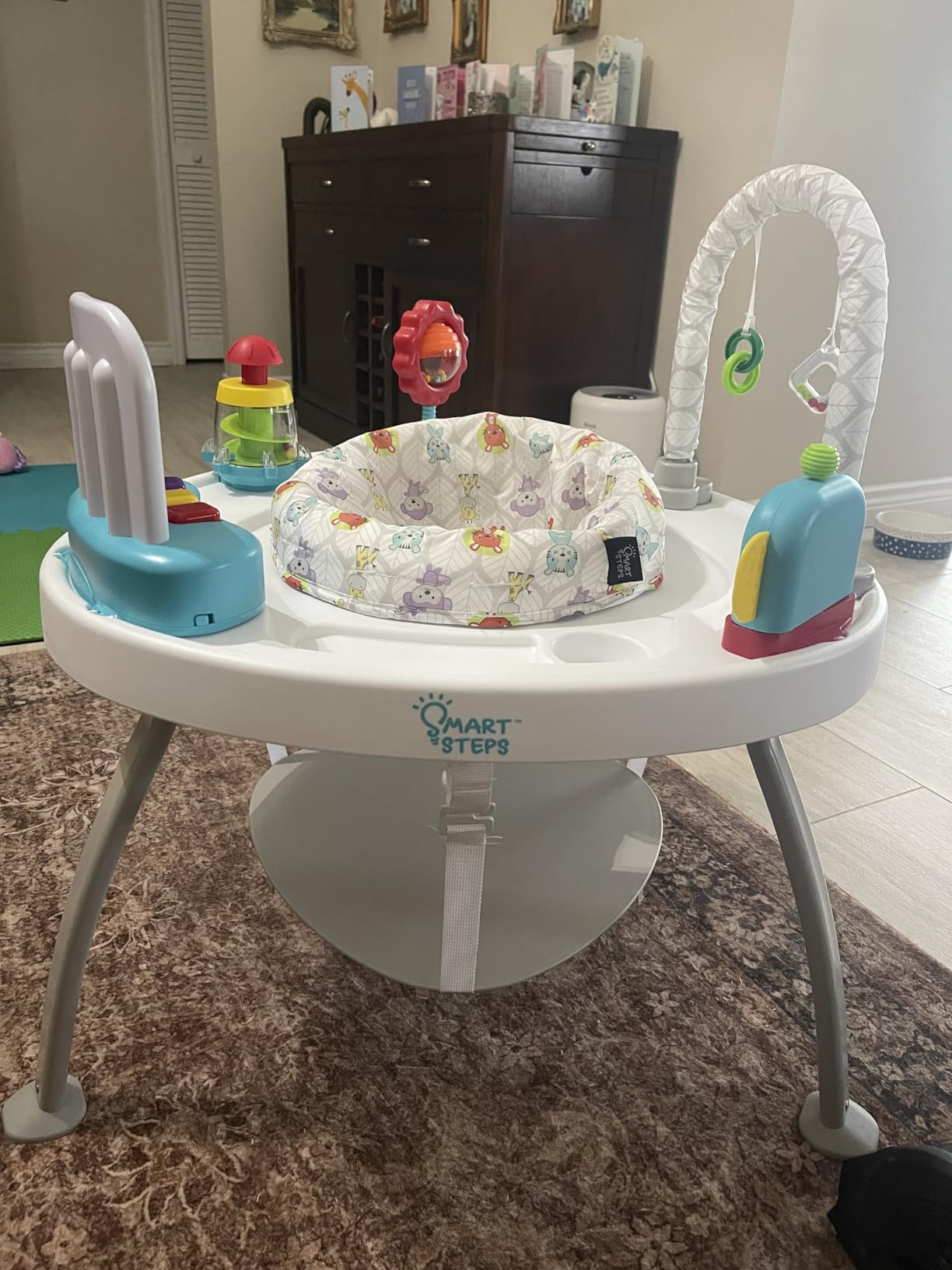 Smart Steps Bounce N' Play 3-in-1 Activity Center, Woodland Walk customer photo 1