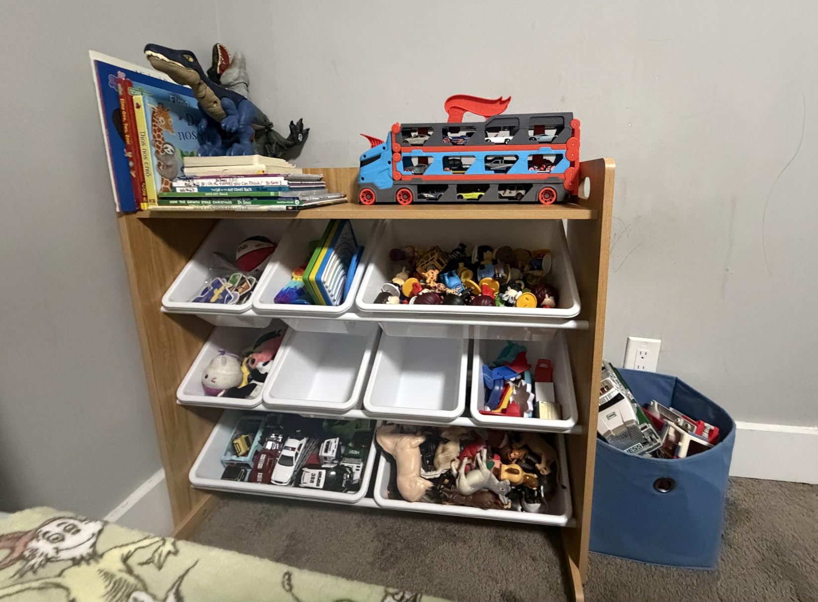 Humble Crew Kids Toy Organizer with Display Shelf, 9 Bins customer photo 1